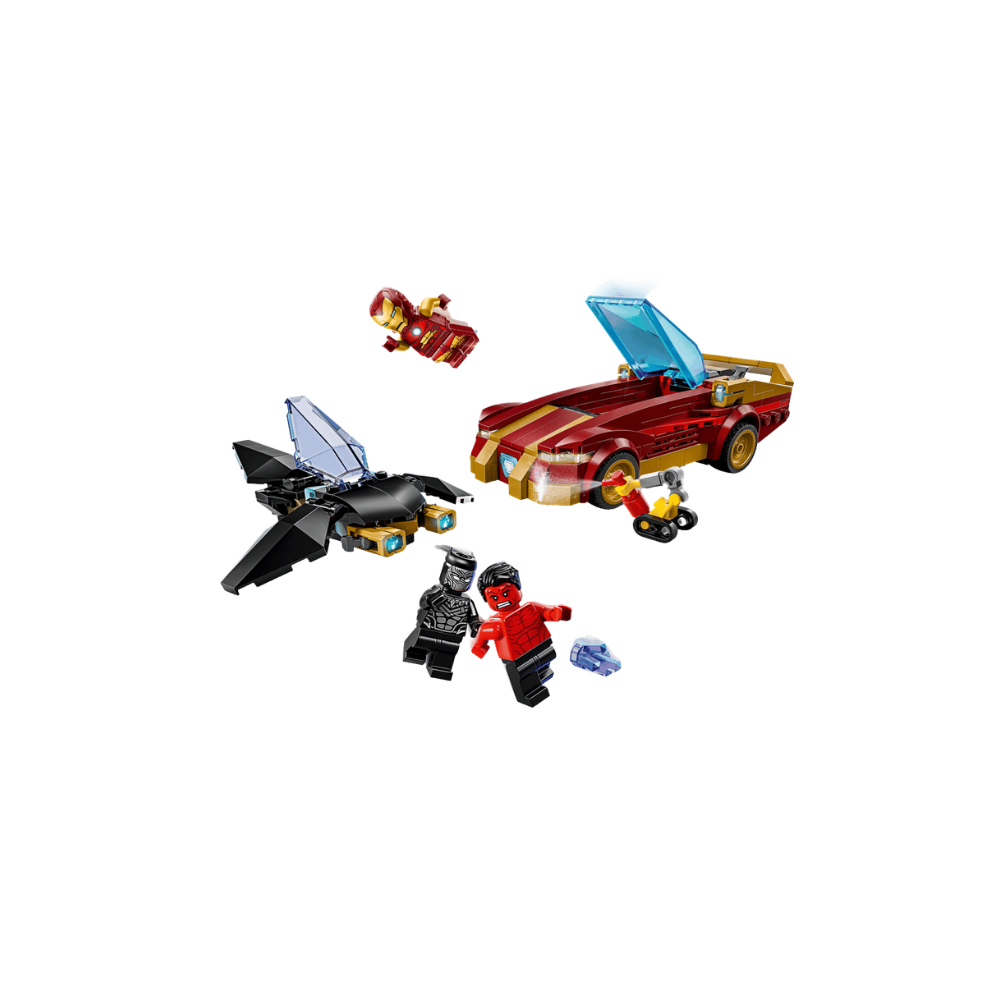 Iron Man Car & Black Panther vs Red Hulk 76310
