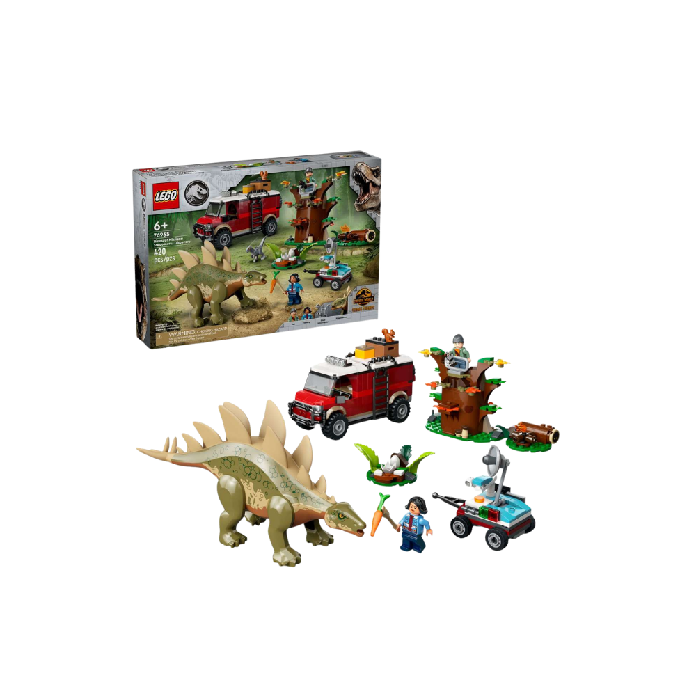 Jurassic World Escape en Auto Todoterreno y Raptor al Acecho 76965